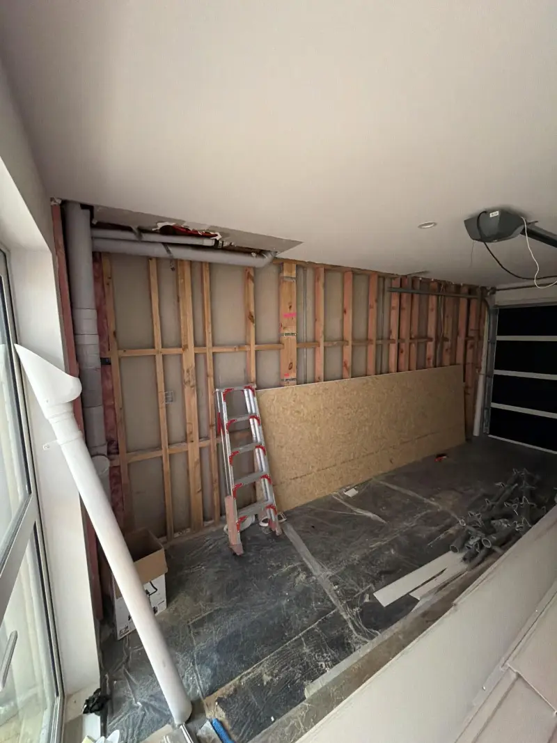 Real fire restoration project documentation in Auckland